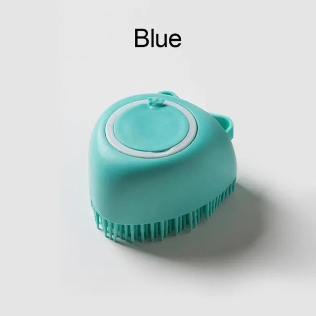 Pet Bathing Soft Silicone Comb Dog Cat Brush Massager Shower Gel Bathing Brush Clean Tools Cleaning Grooming Supplies