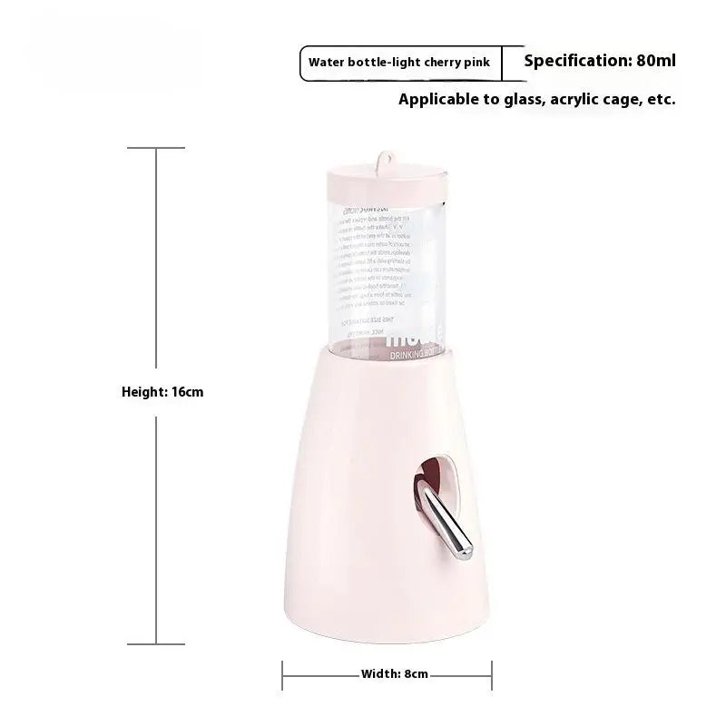 Leak Proof Food Feeding Supplies 2 In1 Hamster Feeder and Waterer Large Capacity Leakproof Automatic Feeder Food Water Dispenser