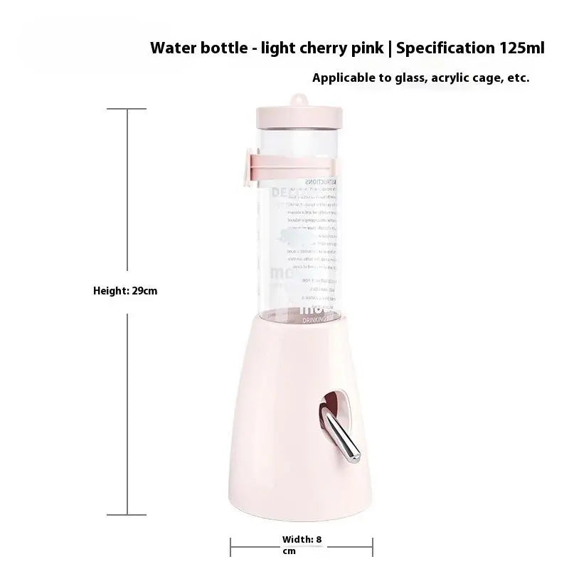 Leak Proof Food Feeding Supplies 2 In1 Hamster Feeder and Waterer Large Capacity Leakproof Automatic Feeder Food Water Dispenser