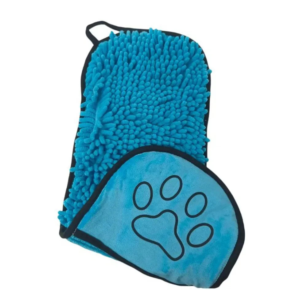 Super Absorbent Pet Bath Towel Quick-Drying Cat Towels Convenient Soft Bath Robe Dry Pet Cleaning Washcloth Dog Accessories