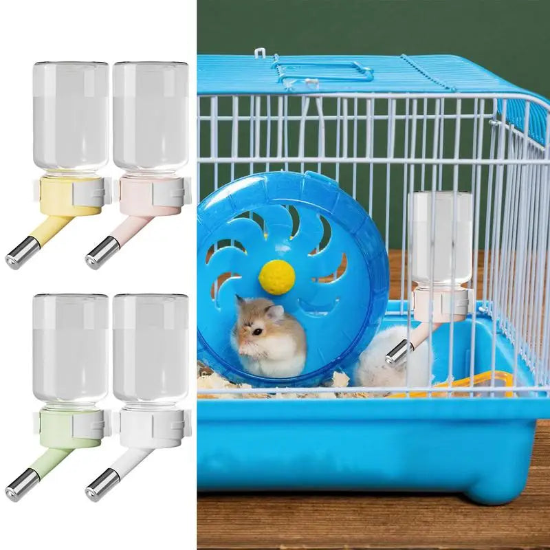 Hamster Drinker Water Bottle Dispenser Feeder Hanging Guinea Pig Squirrel Rabbit Drinking Bottle Pet Drinking Fountain Supplies