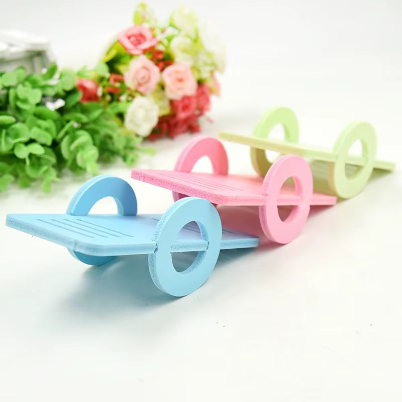 Hamster Toy Wooden Bridge Swing Seesaw Pet Supplies Rat Hamster Mouse Small Animal Wooden Toys Pet Cage Accessories